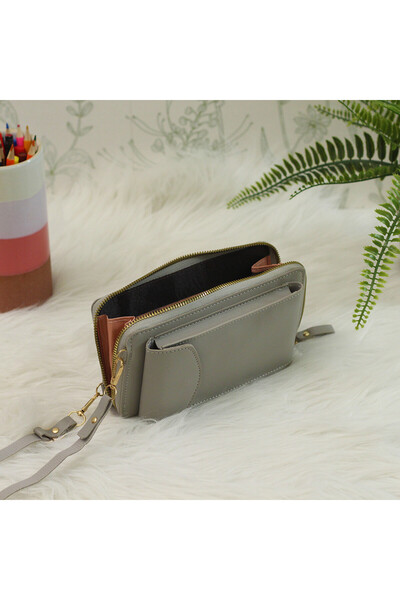 Optim Solution Husa de Telefon Universala 2in1 pentru HTC, Gri