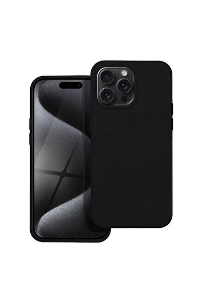 Optim Solution Husa din silicon pentru Apple iPhone 15, Microfibra, Matte Tex...