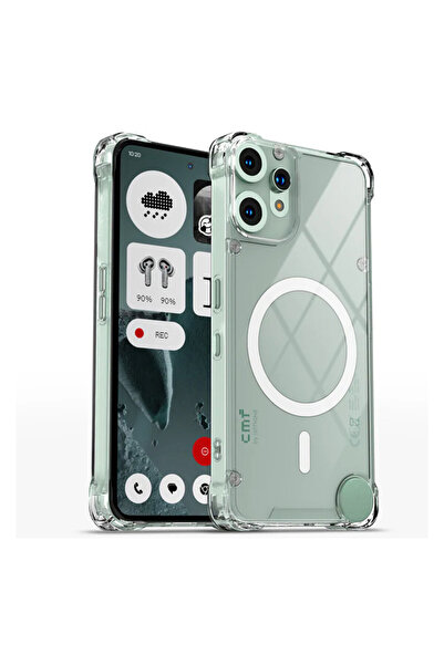 Optim Solution Διαφανής αντικραδασμική θήκη με MagSafe for Nothing CMF Phone ...