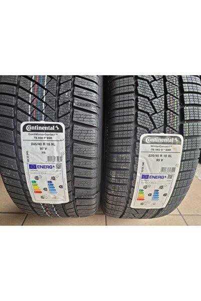 Continental 245/40R18 TS830P SSR RFT - 225/45R18 TS860S RFT SSR Set Olarak (RUN FLAT ÖZELLİKLİ) 2025 Üretim *