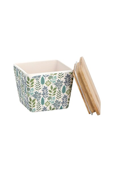 Felli Bamboo Fiber Box with Multicolor Lid 150ml