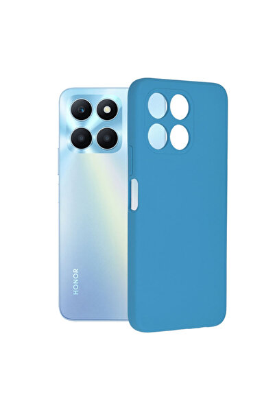 Optim Solution Husa de silicon TPU pentru Honor X6a, Interior Microfibra, Alb...