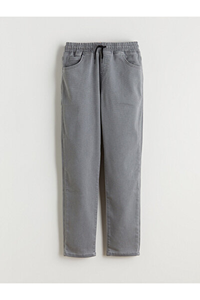 LC Waikiki Gri Slim Fit Erkek Çocuk Jean Pantolon