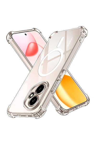 Optim Solution Husa Transparenta Anti shock cu MagSafe pentru Honor 400, Prot...