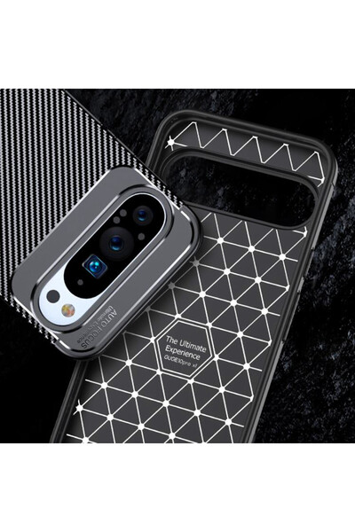 Optim Solution Θήκη RebellionPro Carbon για Google Pixel 10 / 10 Pro, Αντικραδασμική, Μαύρη
