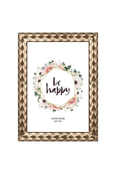 SHOPIENS Rama foto 282-A-1215 57, dreptunghiulara, 18 x 13 cm, auriu, MDF