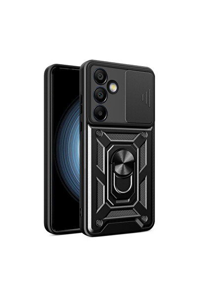 Optim Solution Husa Shutter Spate Armor Ring Lens Cover pentru Samsung Galaxy...