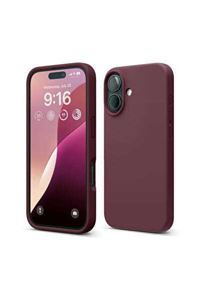 Optim Solution Husa Protectie Smooth Silicon Microfibra pentru Apple iPhone 1...