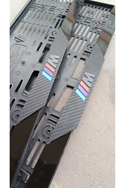 Arzuca Konsept BMW M Uyumlu Pleksi Karbon Pleksi Plakalık | BMW M Logo Plakalık | BMW plakalık