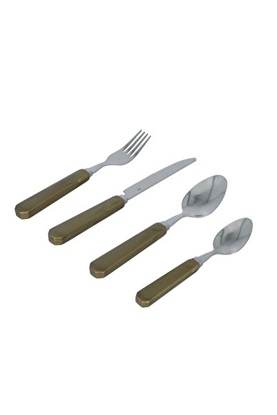 Amefa 24-Piece Gold Mono Cutlery Set