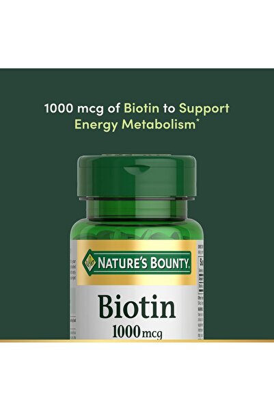 Nature's Bounty Biotin, 1000 Mcg