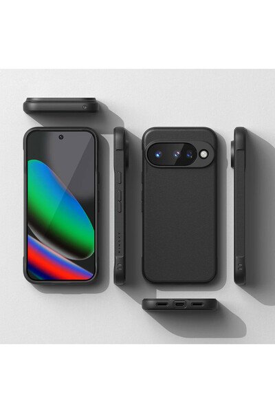 Optim Solution Προστατευτική θήκη για το Google Pixel 10 Pro, προφυλακτήρας TPU, ματ υφή, αποτρέπει την ολίσθηση, μαύρη