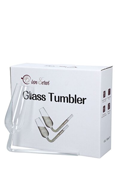 Bien Servi Bian Serve Glass Mug, Dishwasher Safe, Heat Resistant, with Clear Straw, 150ml