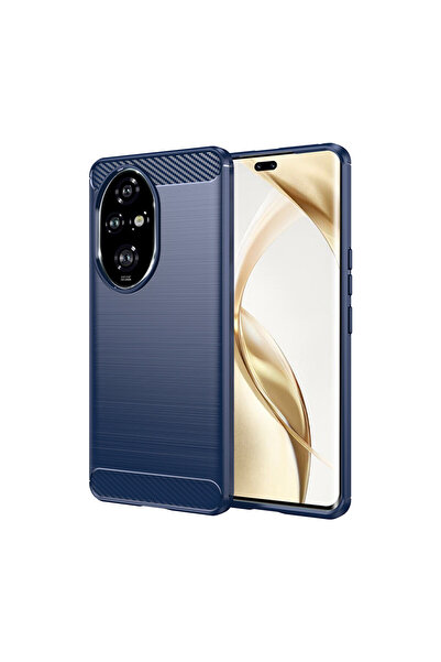 Optim Solution Husa Carbon Resistance pentru Honor 200 Pro, Anti-Soc, Albastru