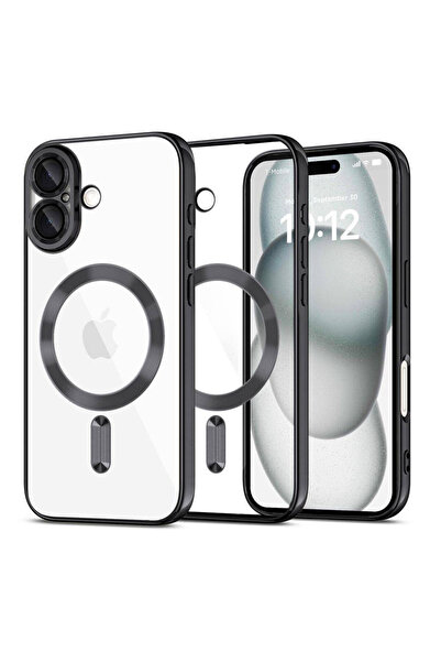 Optim Solution GemstoneClear Магнитен Калъф за Apple iPhone 16, Силен Магнит,...