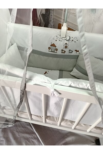 babyen1 50*100 Uyku SETİ( kuzulu nakışlı)