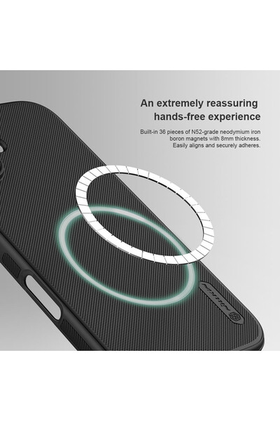 Optim Solution Θήκη MagSafe AntiShock για Apple iPhone 16 Plus, αντισκωρική, ...