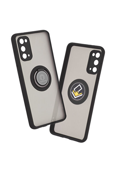 Optim Solution Husa cu bumper TPU pentru Samsung Galaxy S20 4G / S20 5G, Inel...