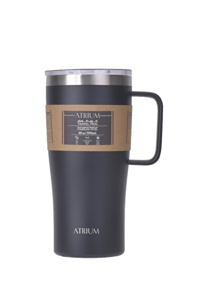 Atrium Insulated Mug with Hot and Cold Handle 600.00 ml (1.06 QAR) Black
