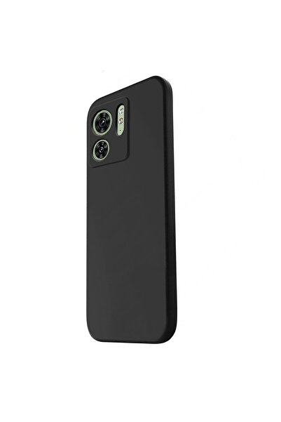 Optim Solution Husa de silicon TPU cu Microfibra pentru Motorola Edge 40, Int...