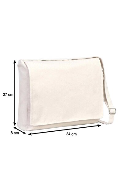 CrowsGate Darth Vader R2D2 Trashcan Cream Canvas Messenger Bag