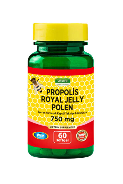 Vitapol Propolis Royal Jelly Polen 60 Yumuşak Kapsül
