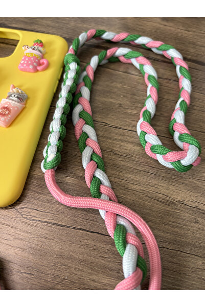 MoonArtica Kedi Motifli Üçgen Çantalı İp Askılı iPhone 11 Pro Telefon Kılıfı Seti