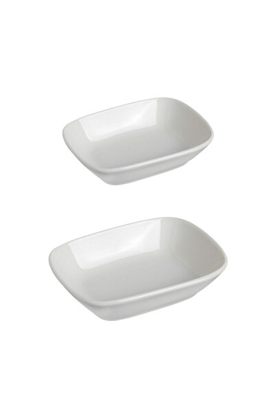 GÜRALLAR Porselen 6+6 ad 12 ve 14 Cm Kare Kayık Kahvaltılık Mezelik Çerezlik ...