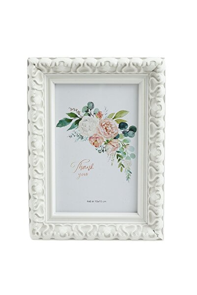 SHOPIENS Photo Frame 6737-A-395 46, rectangular, 15 x 10 cm, white, plastic
