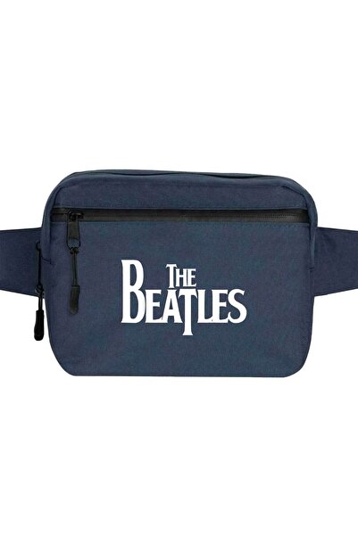 CrowsGate Geantă cu logo The Beatles Culoare bleumarin