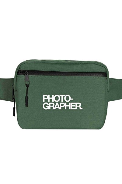 CrowsGate Geantă de talie pentru fotograf, culoare verde