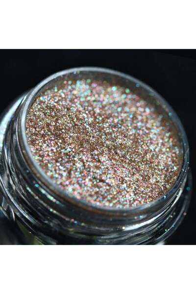 Kajol Beauty Pigment PK22 șampanie cu irizare multicoloră Microglitter pentru...