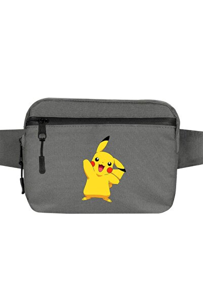 CrowsGate Pokemon Pikachu Waist Bag Gray Color