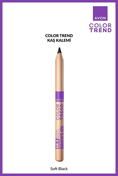 AVON Color Trend Kaş Kalemi - Soft Black