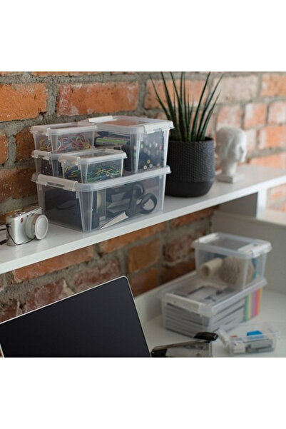 Orthex Set of 5 Boxes with lid 2 L, SmartStore Home2, 21x17x11 cm