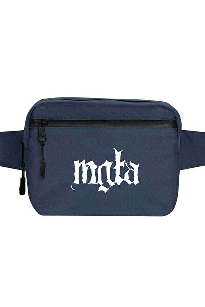 CrowsGate Geantă de talie cu logo Mgla Culoare bleumarin