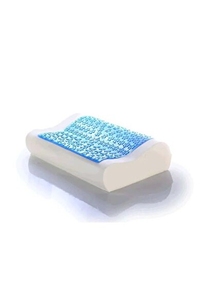 HT medical وسادة نوم إسفنجية ذكية مع جل تبريد، لون أبيض عاجي، أنيقة ومريحة، وسادة طبية