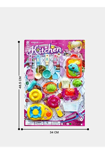 Generic مجموعة ألعاب المطبخ التظاهري من ليتل شيف مع ملحقات للأطفال والفتيات