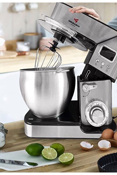 MEBASHI Stand Bowl Mixer, 10L Capacity, Black Steel, 2000W, With LED Indicator (ME-SBM1115)