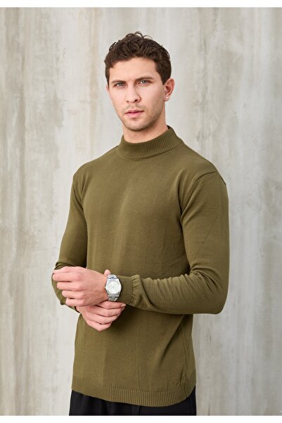 No Way Ανδρικό πουλόβερ εφαρμοστό Half Fisherman Basic