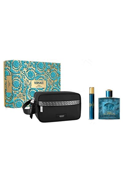 Versace Eros Eau de Parfum Gift Set, Men, 100ml Eau de Parfum + 10ml Eau de Parfum + Bag