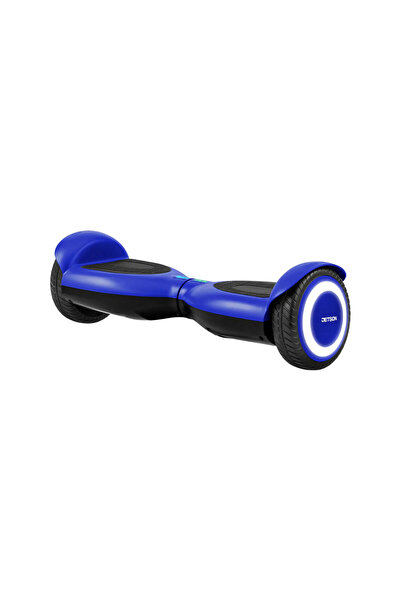 Smart Balance 6.5 inch Hoverboard Bundle with Standard Seat, Jetson Prism Blue and White Ergonomic Hoverkart