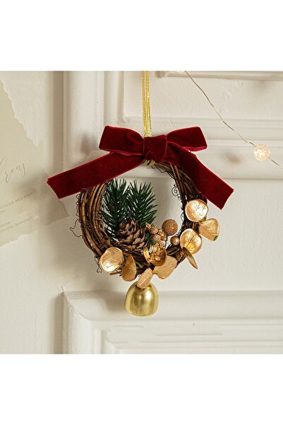 Flippy Ornament Brad, Flippy, Coronita de Craciun, 1 Clopotel, Flori Aurii si...