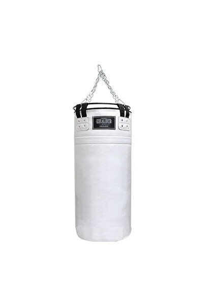 Excalibur Proline Steel Salon Tipi Çemberli Boks Torbası 135 x 50 cm Beyaz