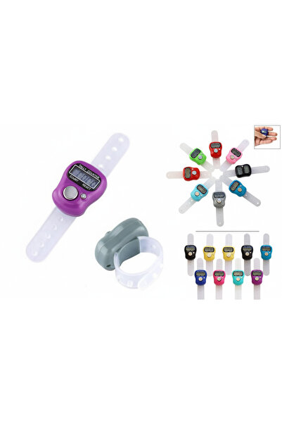 Watton 10 Pieces Mixed Color Zikrimatik Set | Ring Tasbih Electronic Hajj Umrah Mevlit Kandil Gift