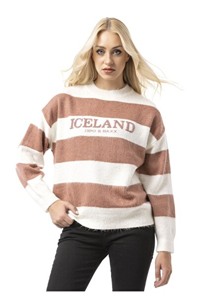 Cipo & Baxx WP263 Γυναικείο πλεκτό πουλόβερ - "ICELAND Copenhagen Studios" Πο...