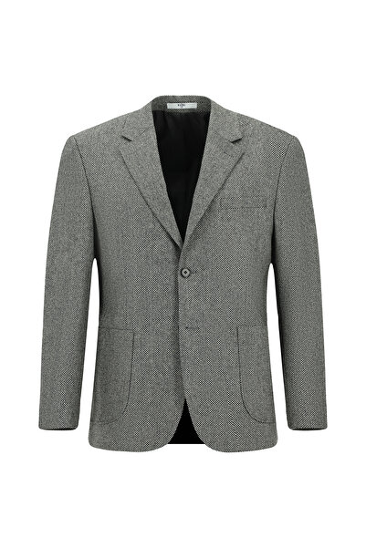 Kiğılı Regular Fit Eyelet Wool Classic Jacket