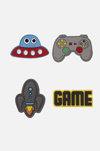 Vaneda Gamer Unisex Renkli 4'Lü Terlik Süsü STD