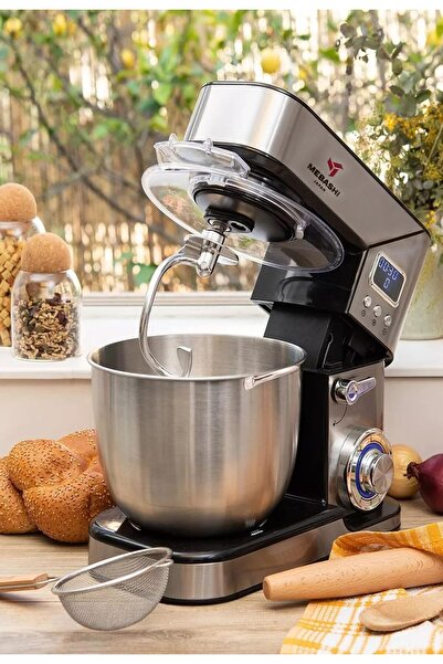 MEBASHI Stand Bowl Mixer, 10L Capacity, Black Steel, 2000W, With LED Indicator (ME-SBM1115)