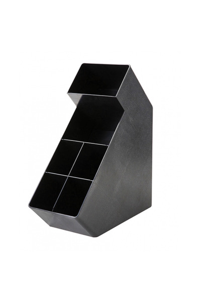 Raki Tiered bar organizer with 6 compartments for napkins 16x37xh42cm black